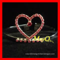 Diamond red heart pageant tiara&crown